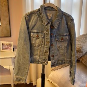 J. Crew Cropped Denim Jacket
